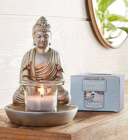 Buddha Tea Light Holder with Yankee Candle®